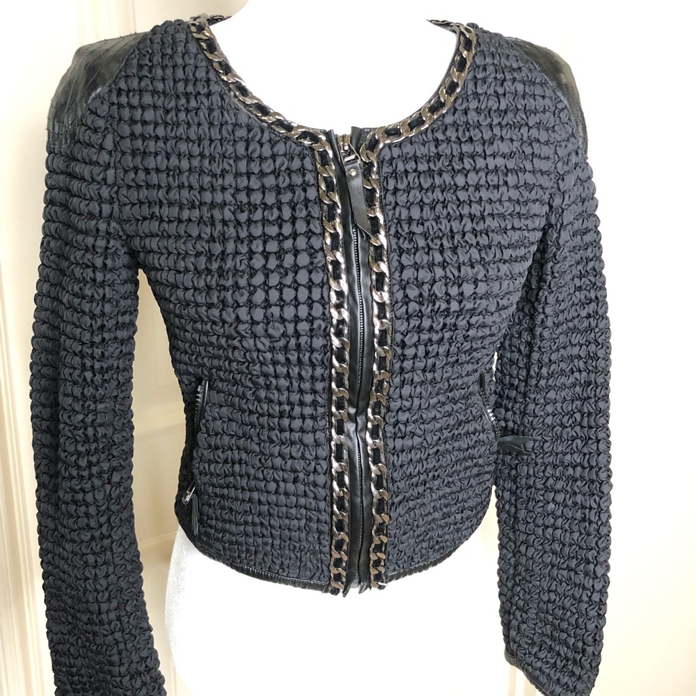 Salvatore Ferragamo leather jacket